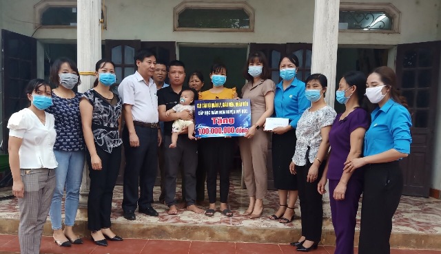 Hỗ trợ tiền ghép thận cho cô giáo Hoàng Thị Nga – Trường mầm non xã Đồng Tâm