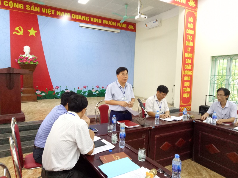 Hội nghị giao ban Hiệu trưởng các trường THCS trong huyện