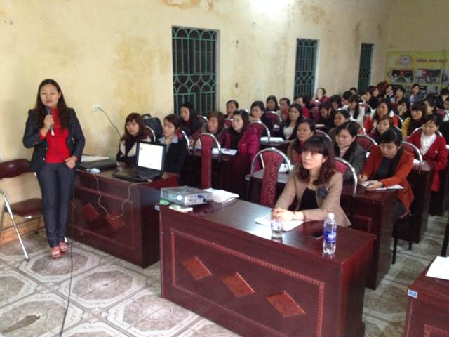 Tin Hội thảo phổ biến Sáng kiến kinh nghiệm cấp học mầm non.