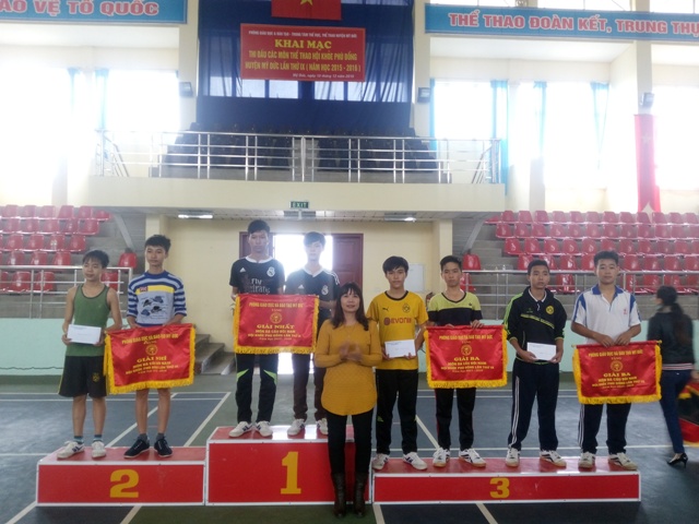 KHAI MẠC THI ĐẤU CÁC MÔN TDTT HỘI KHỎE PHÙ ĐỔNG HUYỆN MỸ ĐỨC LẦN THỨ IX NĂM HỌC 2015-2016