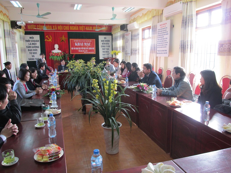 Hội thi giáo viên dạy giỏi cấp Tiểu học Thành phố Hà Nội năm học 2015 - 2016 cụm Mỹ Đức