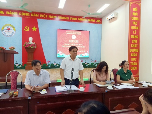 Hội nghị tổng kết năm học 2022-2023, triển khai nhiệm vụ năm học 2023-2024 cấp học Mầm non