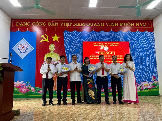 Ngành Giáo dục Mỹ Đức tổng kết năm học 2023-2024 và triển khai phương hướng nhiệm vụ năm học 2024-2025